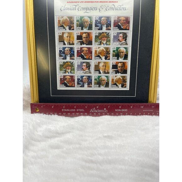 1997 Legends of American Music Series 32-Cent U.S. Stamp #3158-31658 New Framed - Picture 6 of 8
